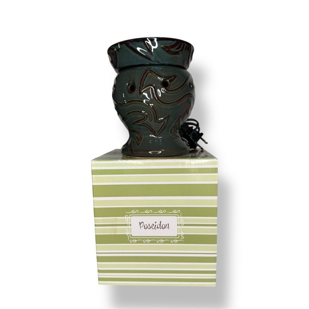 Scentsy Poseidon Full Size Wax‎ Warmer Olympus Collection NEW